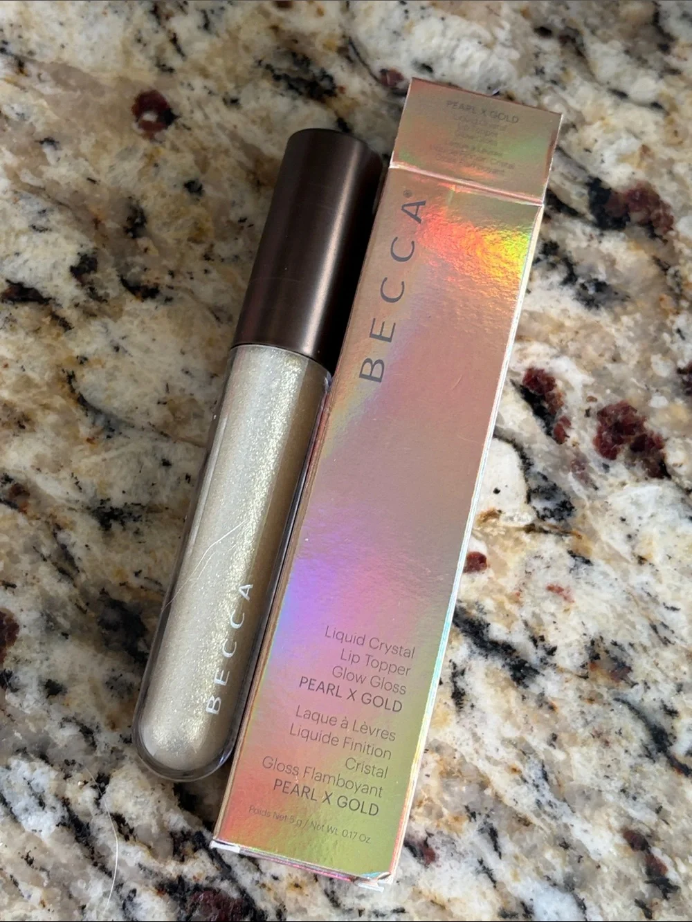 ⚡️♥️Becca Pearl x Gold Liquid Crystal Glow Gloss